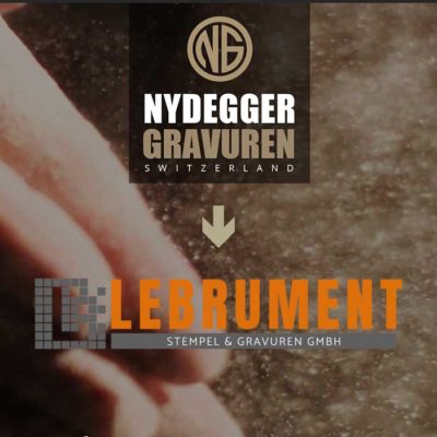 Fusion Nydegger Gravuren mit der Lebrument GmbH